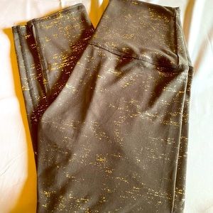 Evolution and Creation leggings with metallic
